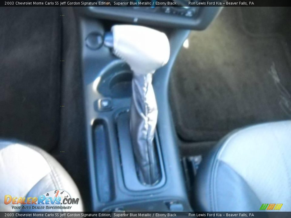 2003 Chevrolet Monte Carlo SS Jeff Gordon Signature Edition Superior Blue Metallic / Ebony Black Photo #23