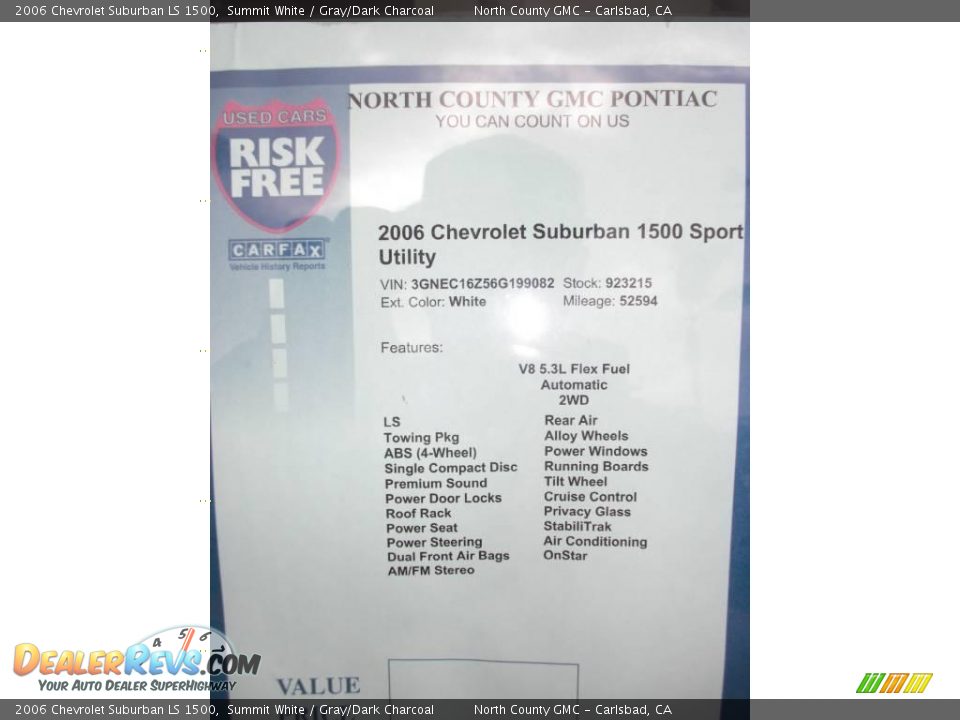 2006 Chevrolet Suburban LS 1500 Summit White / Gray/Dark Charcoal Photo #8