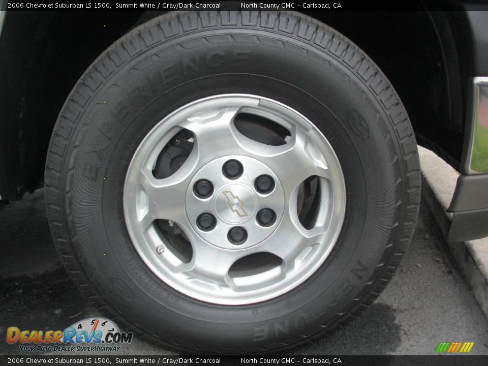 2006 Chevrolet Suburban LS 1500 Summit White / Gray/Dark Charcoal Photo #9
