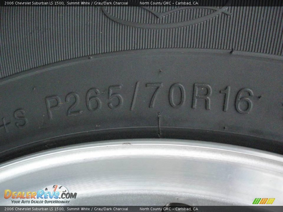 2006 Chevrolet Suburban LS 1500 Summit White / Gray/Dark Charcoal Photo #10
