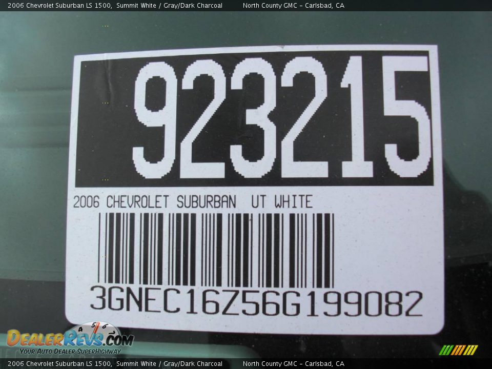 2006 Chevrolet Suburban LS 1500 Summit White / Gray/Dark Charcoal Photo #11