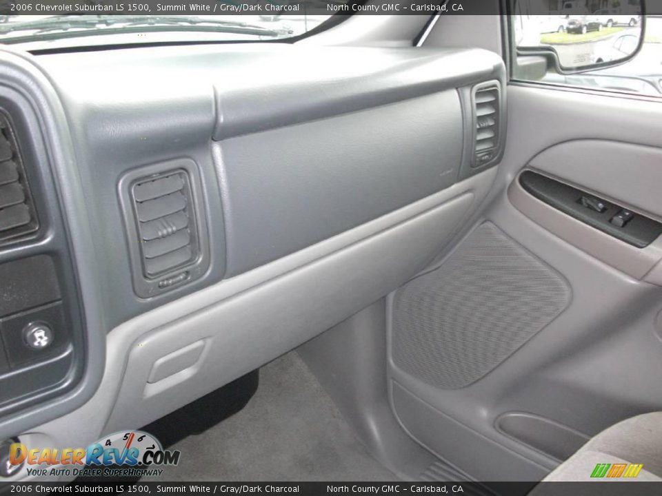 2006 Chevrolet Suburban LS 1500 Summit White / Gray/Dark Charcoal Photo #15