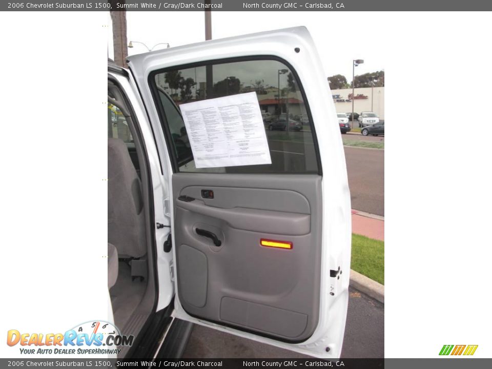 2006 Chevrolet Suburban LS 1500 Summit White / Gray/Dark Charcoal Photo #33