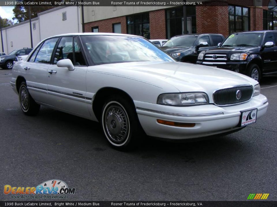 1998 Buick LeSabre Limited Bright White / Medium Blue Photo #2