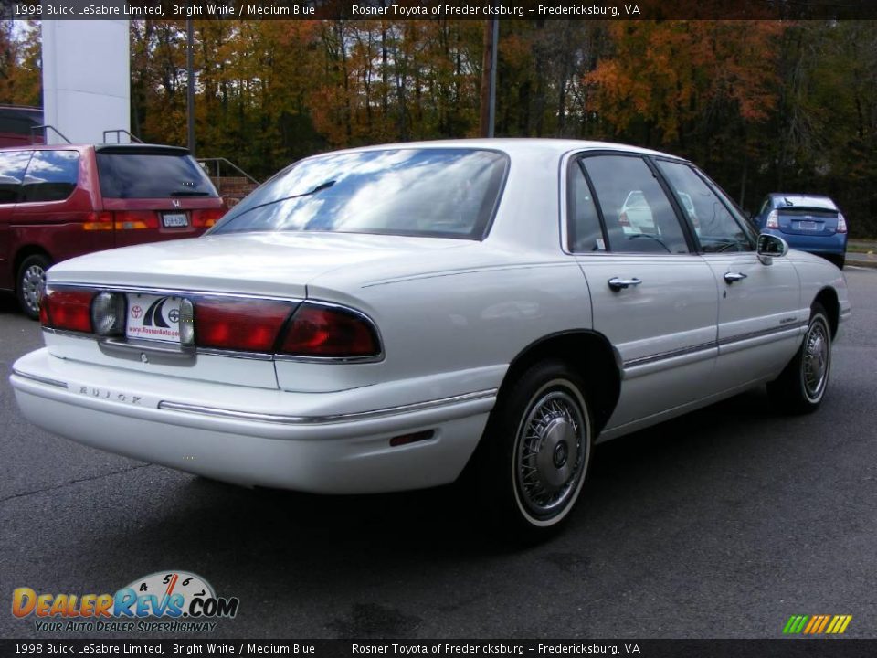 1998 Buick LeSabre Limited Bright White / Medium Blue Photo #3