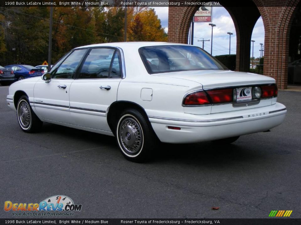 1998 Buick LeSabre Limited Bright White / Medium Blue Photo #4