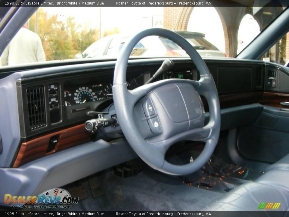 1998 Buick LeSabre Limited Bright White / Medium Blue Photo #5