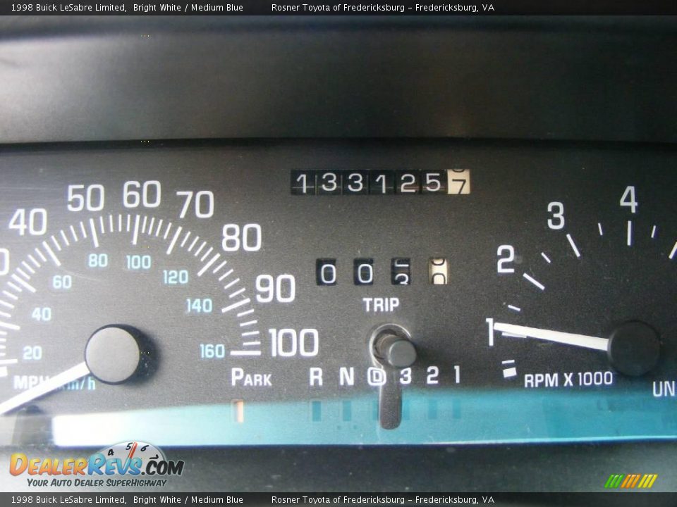 1998 Buick LeSabre Limited Bright White / Medium Blue Photo #9