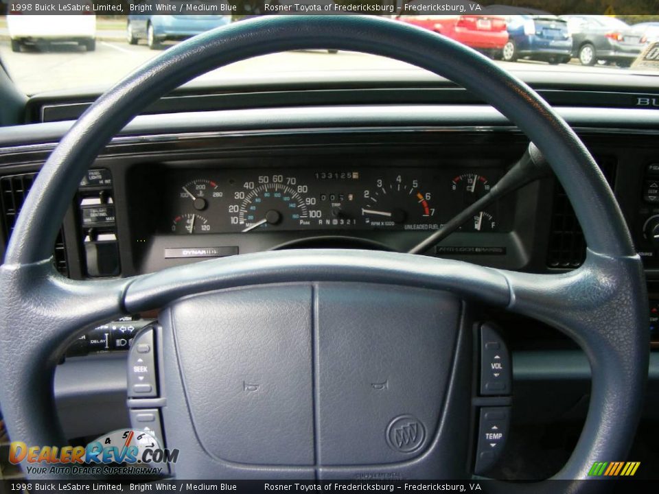 1998 Buick LeSabre Limited Bright White / Medium Blue Photo #10