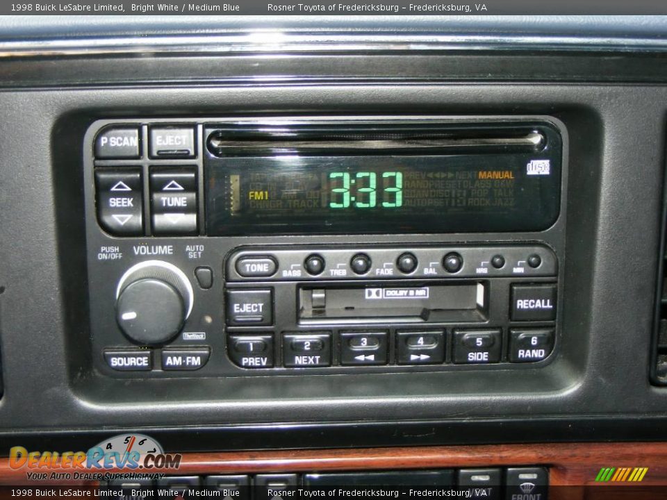 1998 Buick LeSabre Limited Bright White / Medium Blue Photo #12