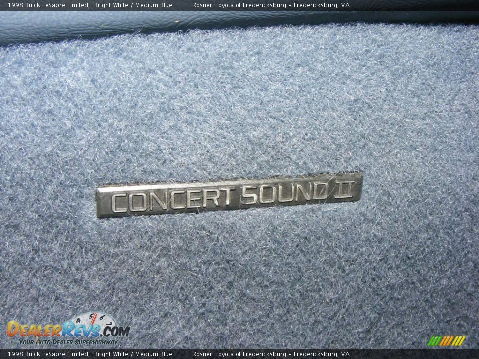 1998 Buick LeSabre Limited Bright White / Medium Blue Photo #18