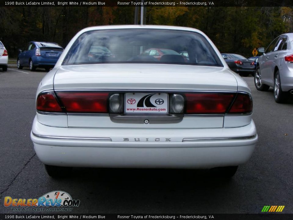 1998 Buick LeSabre Limited Bright White / Medium Blue Photo #21