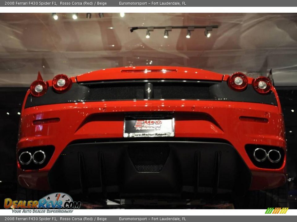 2008 Ferrari F430 Spider F1 Rosso Corsa (Red) / Beige Photo #24