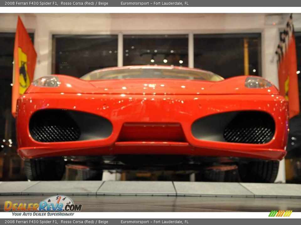 2008 Ferrari F430 Spider F1 Rosso Corsa (Red) / Beige Photo #25