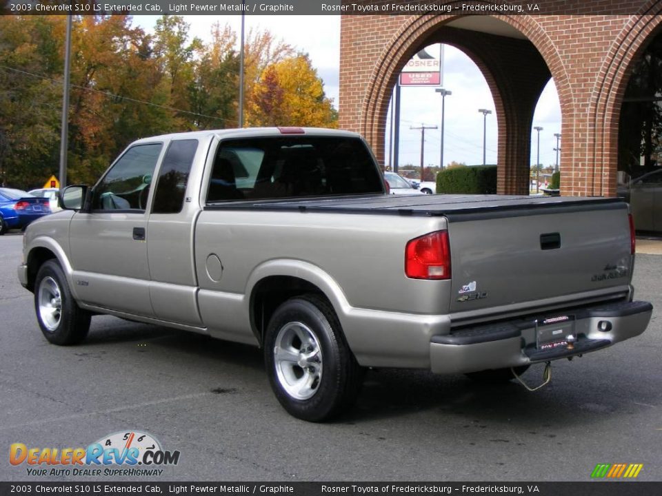 2003 Chevrolet S10 LS Extended Cab Light Pewter Metallic / Graphite Photo #4