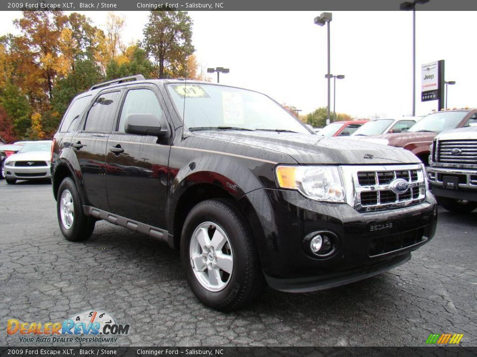 2009 Ford Escape XLT Black / Stone Photo #1