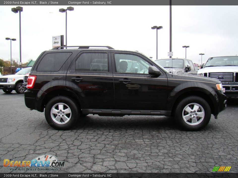 2009 Ford Escape XLT Black / Stone Photo #2