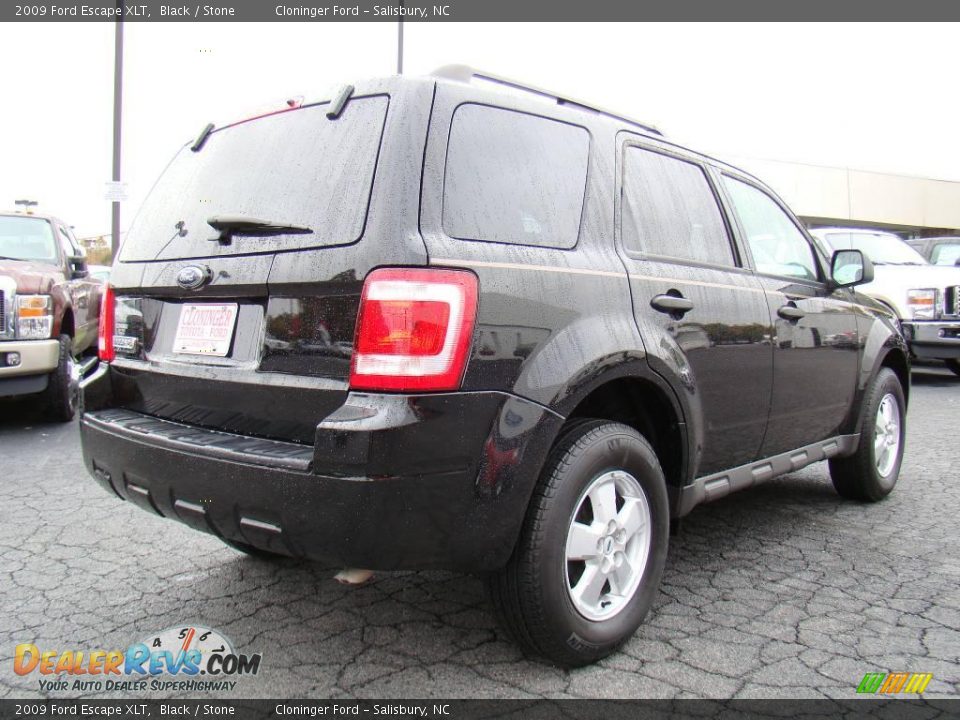 2009 Ford Escape XLT Black / Stone Photo #3