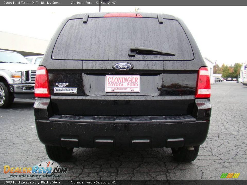 2009 Ford Escape XLT Black / Stone Photo #4