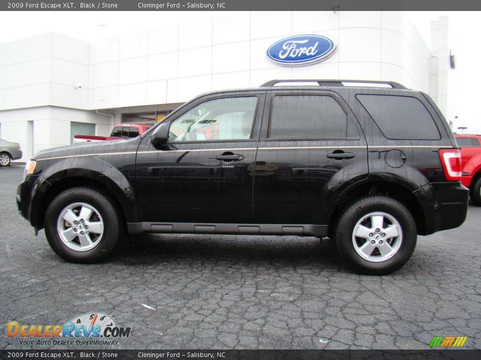 2009 Ford Escape XLT Black / Stone Photo #5