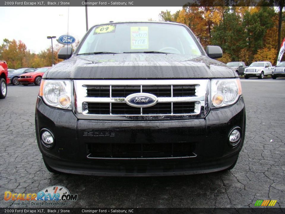 2009 Ford Escape XLT Black / Stone Photo #7