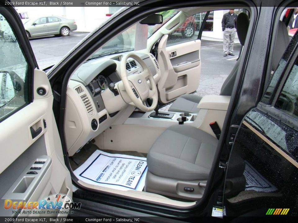 2009 Ford Escape XLT Black / Stone Photo #8