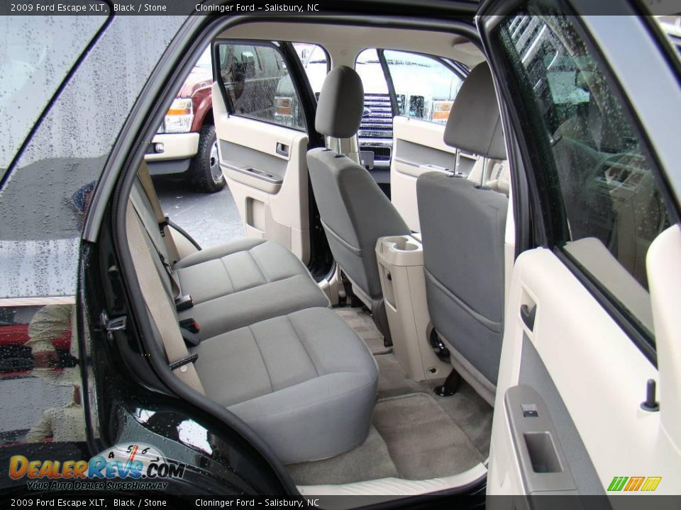 2009 Ford Escape XLT Black / Stone Photo #11