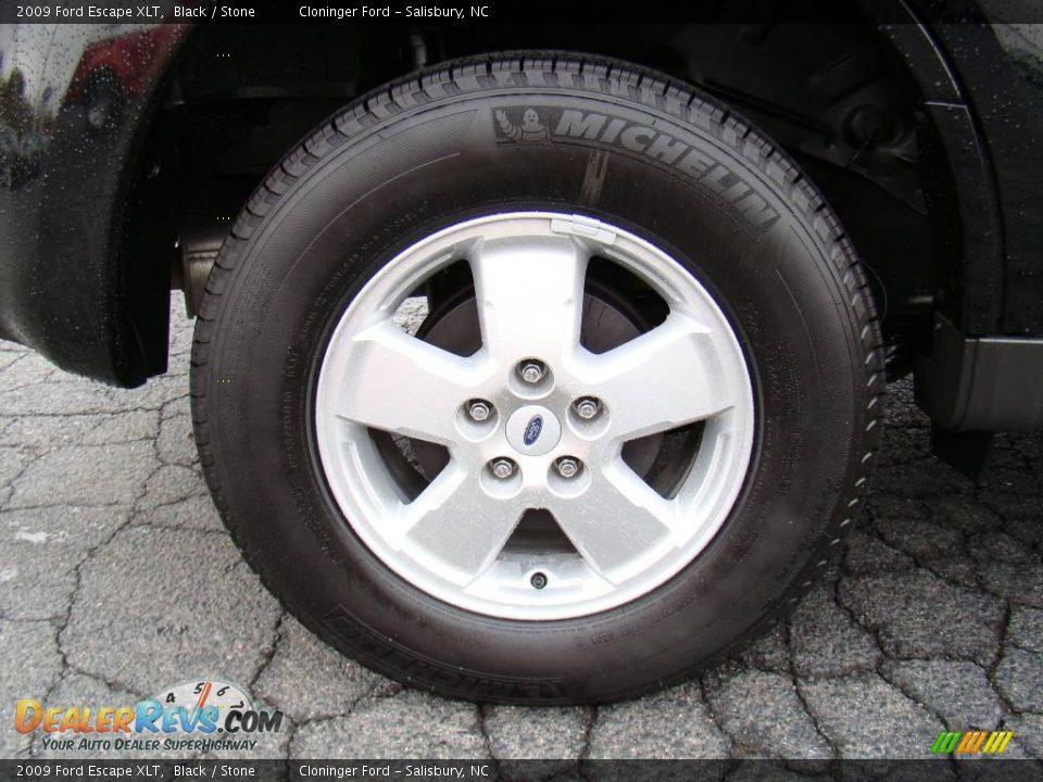 2009 Ford Escape XLT Black / Stone Photo #14