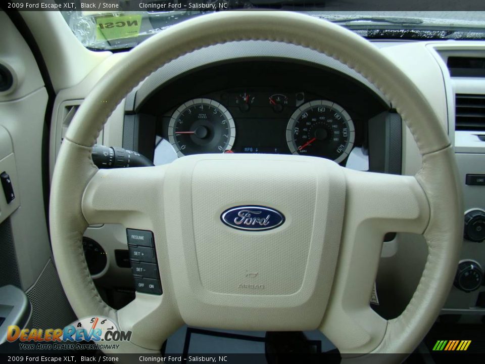 2009 Ford Escape XLT Black / Stone Photo #18