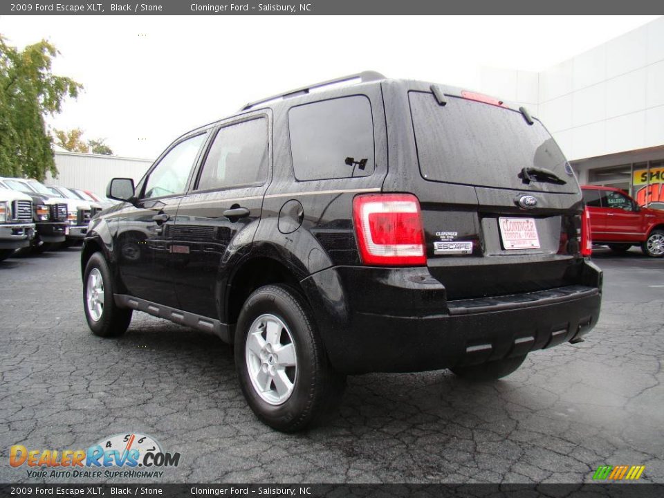 2009 Ford Escape XLT Black / Stone Photo #24