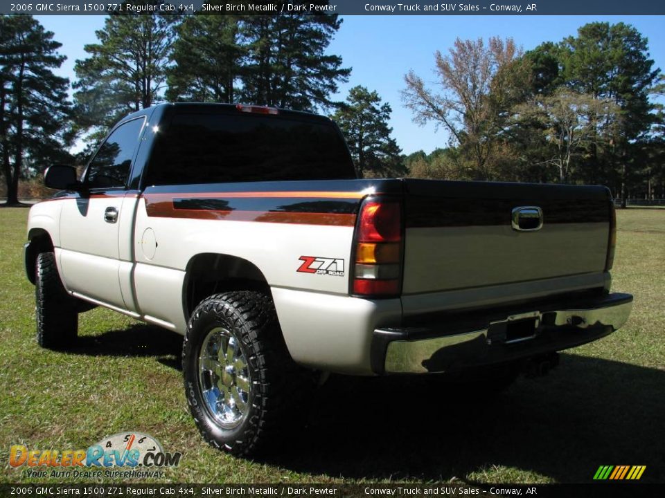 2006 GMC Sierra 1500 Z71 Regular Cab 4x4 Silver Birch Metallic / Dark Pewter Photo #5