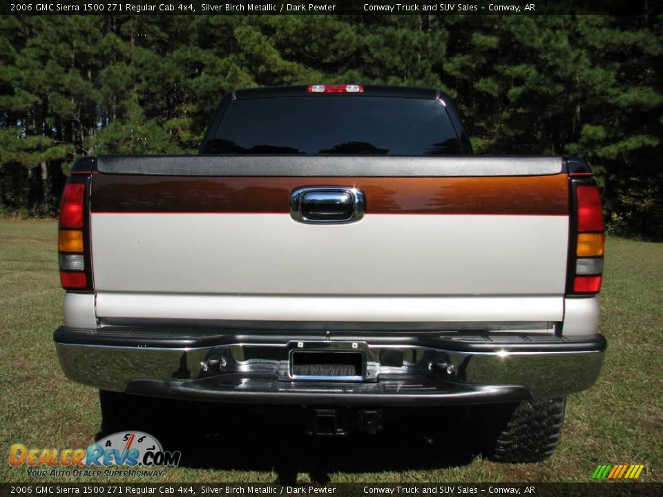 2006 GMC Sierra 1500 Z71 Regular Cab 4x4 Silver Birch Metallic / Dark Pewter Photo #6