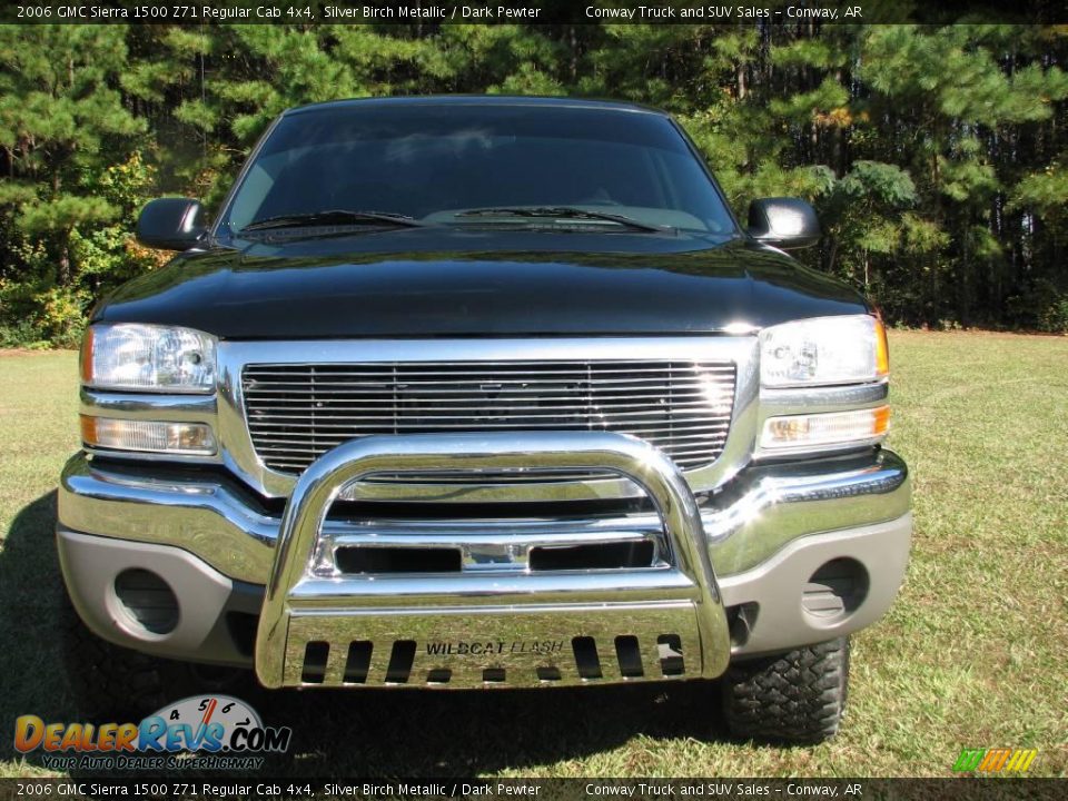 2006 GMC Sierra 1500 Z71 Regular Cab 4x4 Silver Birch Metallic / Dark Pewter Photo #7