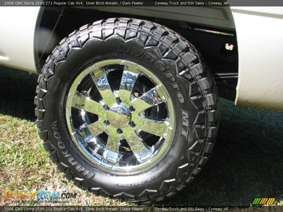 2006 GMC Sierra 1500 Z71 Regular Cab 4x4 Silver Birch Metallic / Dark Pewter Photo #20