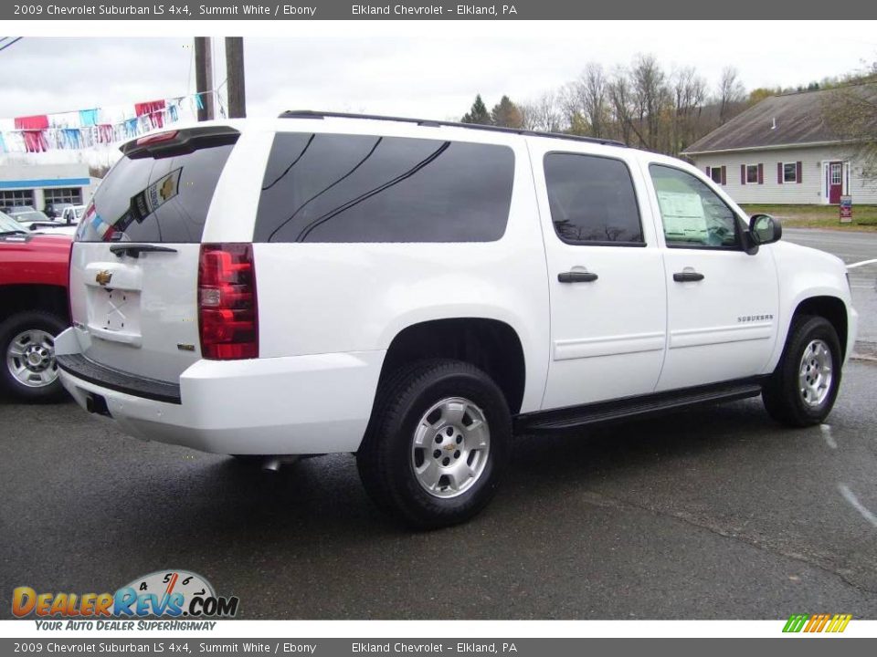 2009 Chevrolet Suburban LS 4x4 Summit White / Ebony Photo #5