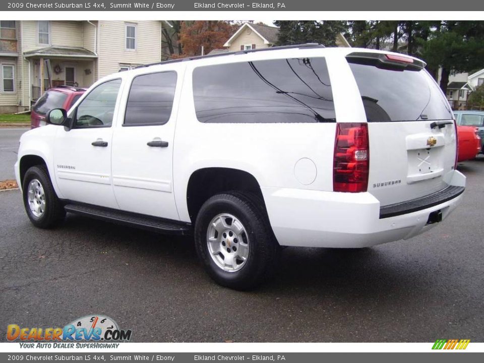 2009 Chevrolet Suburban LS 4x4 Summit White / Ebony Photo #7