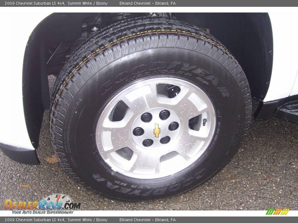 2009 Chevrolet Suburban LS 4x4 Summit White / Ebony Photo #10