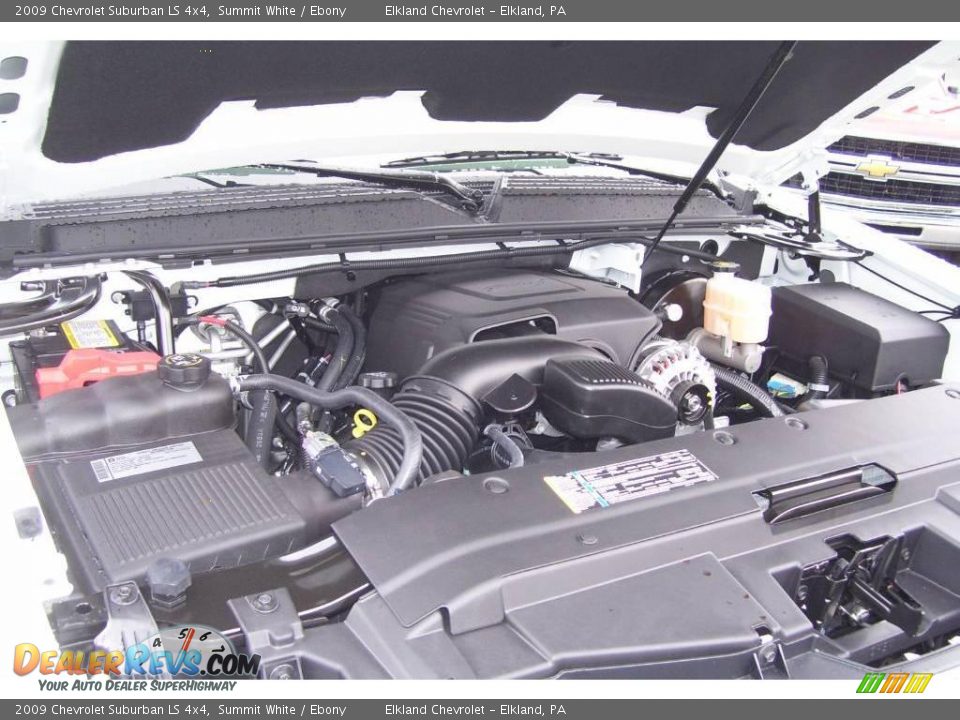 2009 Chevrolet Suburban LS 4x4 Summit White / Ebony Photo #11