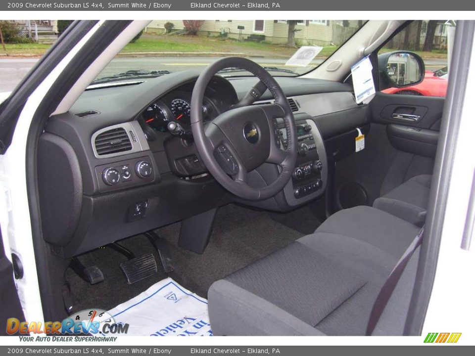 2009 Chevrolet Suburban LS 4x4 Summit White / Ebony Photo #28