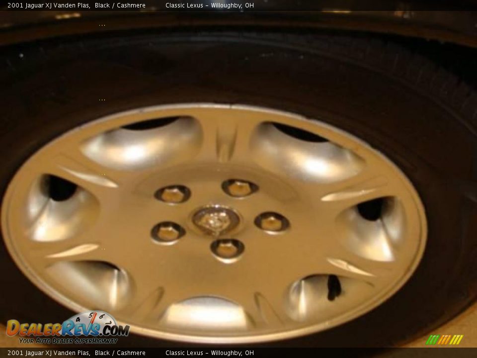 2001 Jaguar XJ Vanden Plas Black / Cashmere Photo #7
