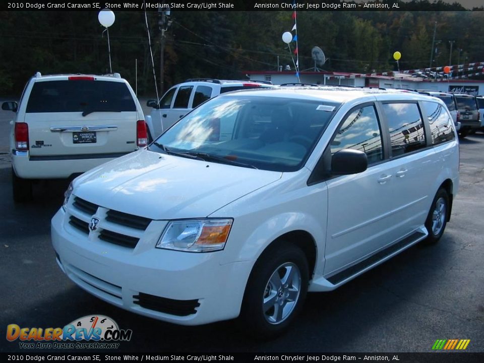 2010 Dodge Grand Caravan SE Stone White / Medium Slate Gray/Light Shale Photo #1
