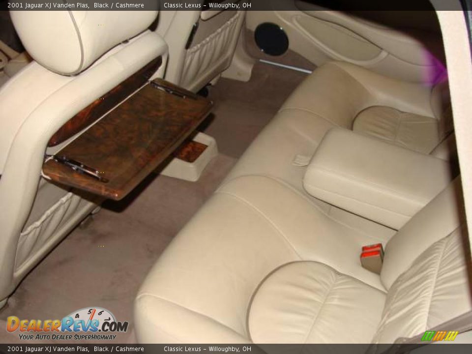 2001 Jaguar XJ Vanden Plas Black / Cashmere Photo #27