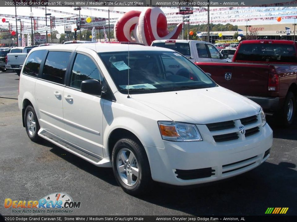 2010 Dodge Grand Caravan SE Stone White / Medium Slate Gray/Light Shale Photo #19