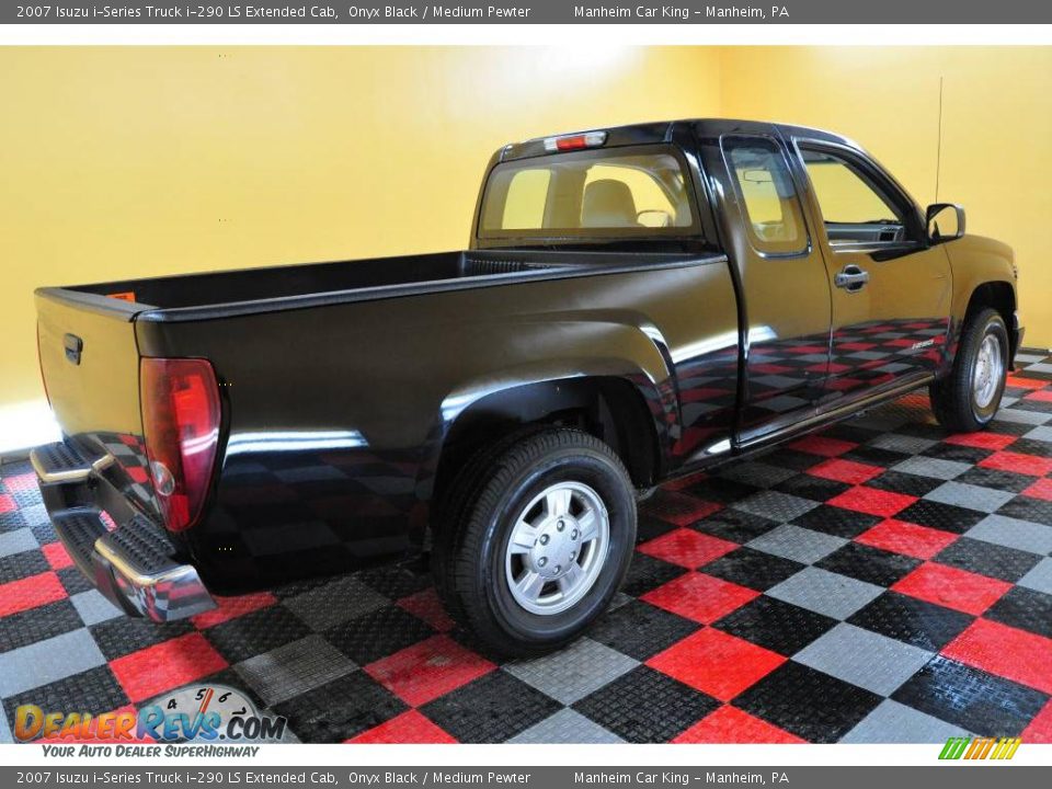 2007 Isuzu i-Series Truck i-290 LS Extended Cab Onyx Black / Medium Pewter Photo #6