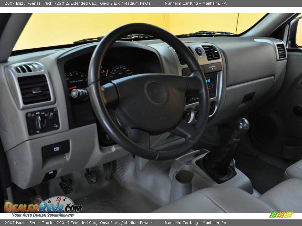 2007 Isuzu i-Series Truck i-290 LS Extended Cab Onyx Black / Medium Pewter Photo #7