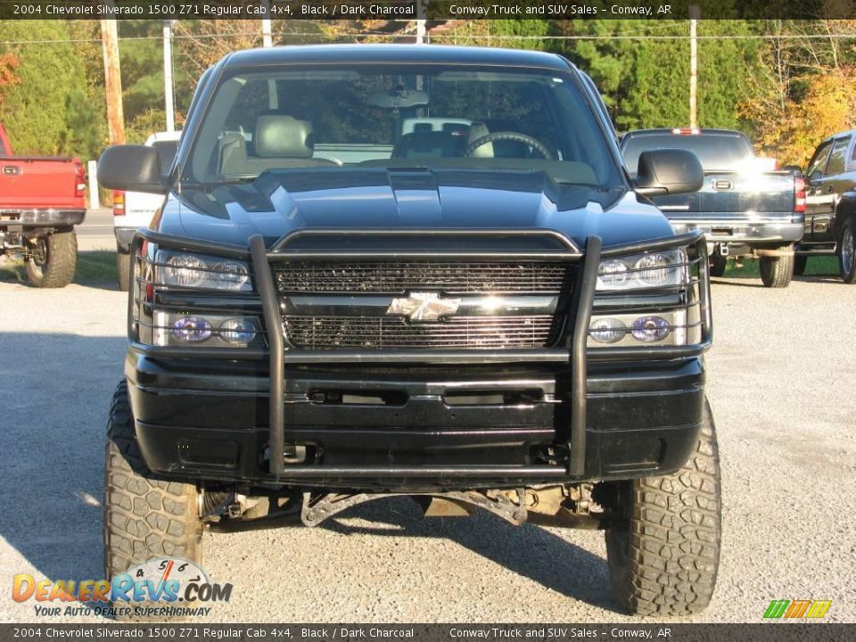 2004 Chevrolet Silverado 1500 Z71 Regular Cab 4x4 Black / Dark Charcoal Photo #3