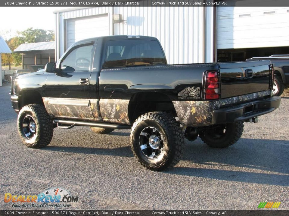 2004 Chevrolet Silverado 1500 Z71 Regular Cab 4x4 Black / Dark Charcoal Photo #6