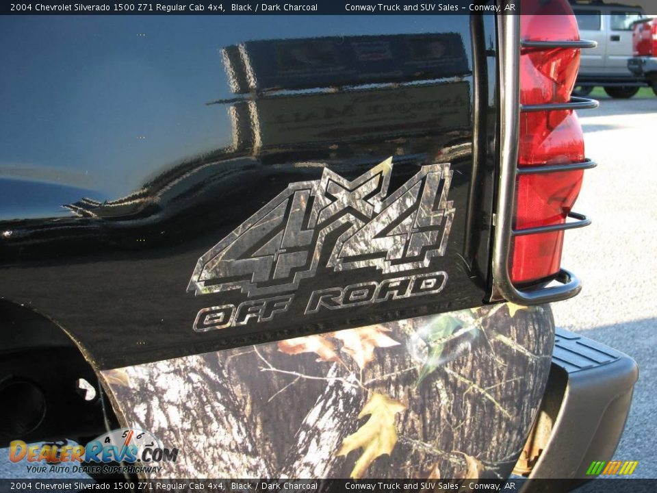 2004 Chevrolet Silverado 1500 Z71 Regular Cab 4x4 Black / Dark Charcoal Photo #7