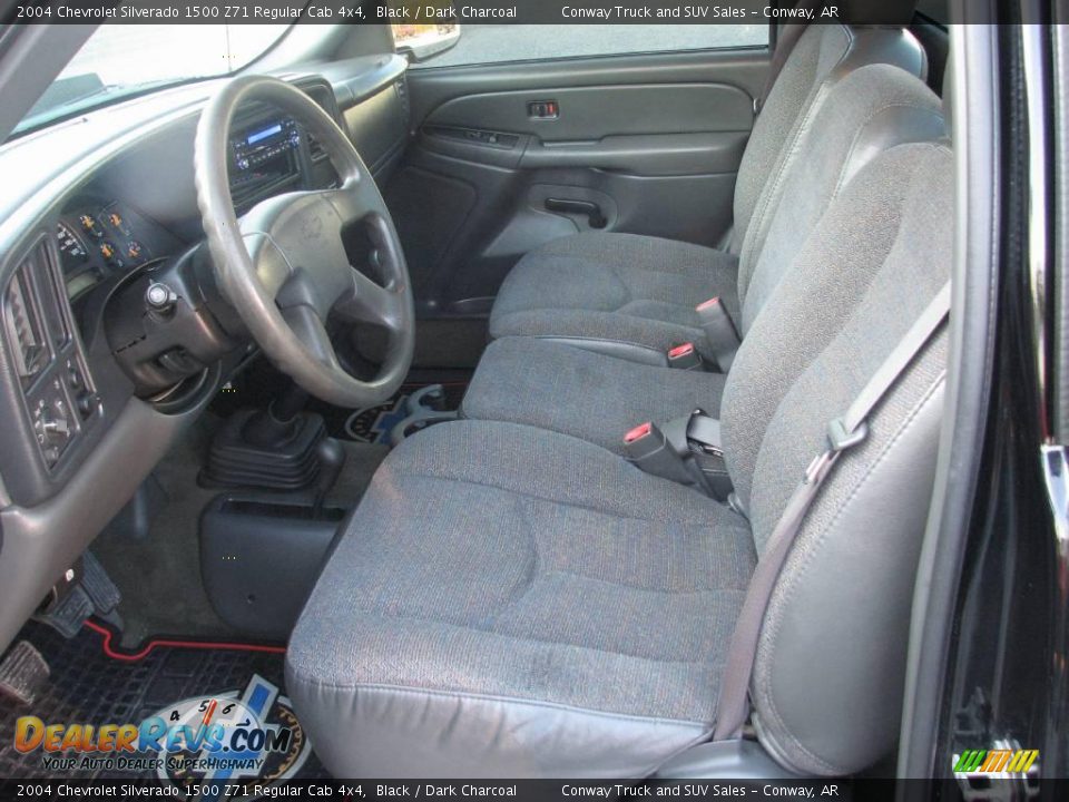 2004 Chevrolet Silverado 1500 Z71 Regular Cab 4x4 Black / Dark Charcoal Photo #10