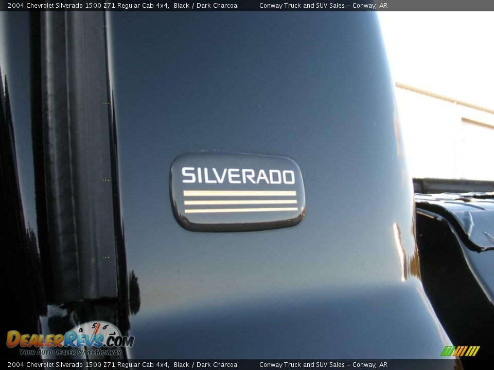2004 Chevrolet Silverado 1500 Z71 Regular Cab 4x4 Black / Dark Charcoal Photo #12